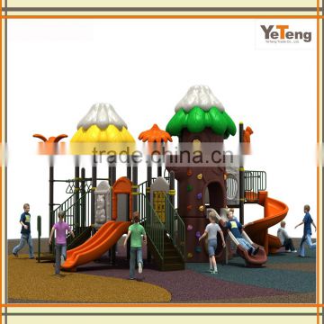 China GS Certificate Plastic Large Used Children Outdoor Playground Equipment