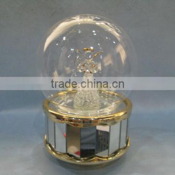 vivid glass ball with angel inside christmas handicrafts