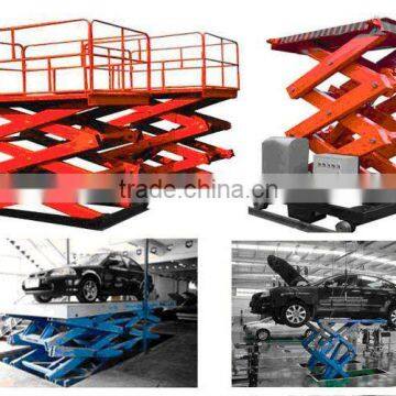 Fixed hydraulic elevating platform