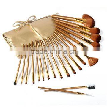 21pcs Hot sell private label make up cosmetic brush set girl makeup wholesale