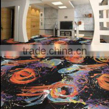 Customized Pattern 16 colours 80% Wool 20% Nylon Woven Axminster Carpet