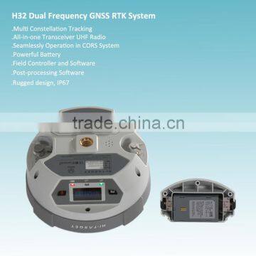 Multi-constellation Tracking Lightweight RTK GPS Surveying System