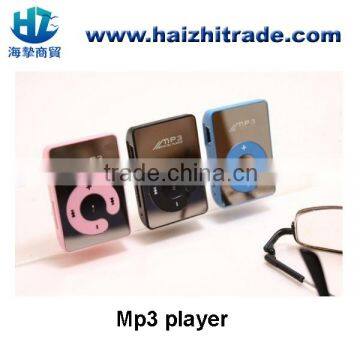 very cheap "C" button mirrorno screen plastic digital mp3 player with Free logo print