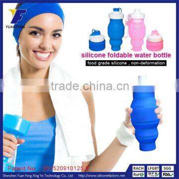 Energy Drink Silicone Travel Bottle/Plastic Silicon Sport Bottles