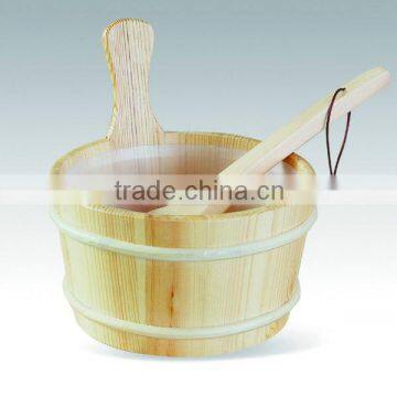 2014 HOT SALES Wooden sauna bucket cedar barrel sauna