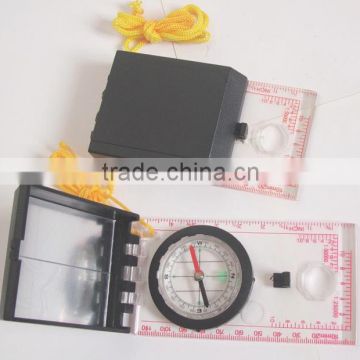 Promotional compass plastic map compass map compass with ruler