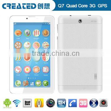 New Cheapest With Wifi, Bluetooth,3g Quad core 7 inch tablet case
