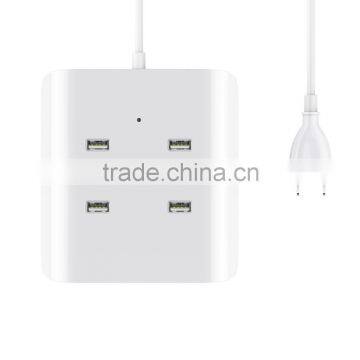 Multi Port Usb Charger 4 Ports USB Charger Quick USB Desktop Charger for IPhone IPad 8.4A USB Travel Charger for Android Samsung photo-4