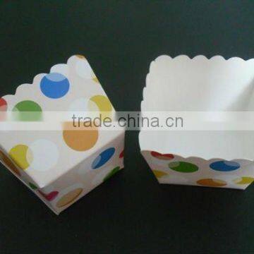 Dreamy bubbles cupcake square Cupcake Liners