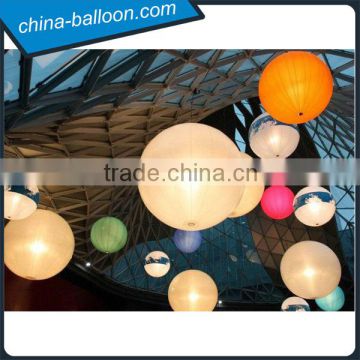 large colourful balloon, led light decoration hanging balloon, inflatable led lighting balloon