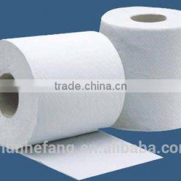 Hot selling 3ply mix wood pulp small roll toilet tissue paper