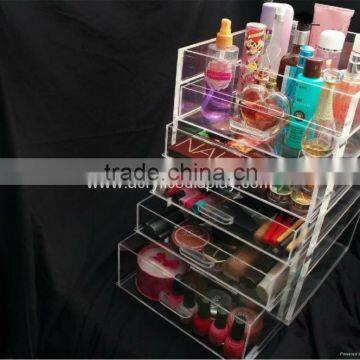 6 drawer acrylic makeup organizer