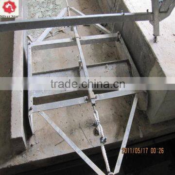 3 Tier Design A Type Ladder Layer Cages for Chickens With Scarpper Manure Removal System photo-2