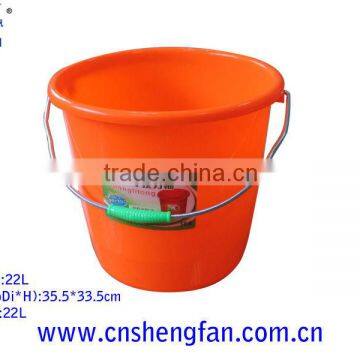 plastic strong bucket 22L