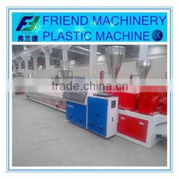 Plastic profile production line