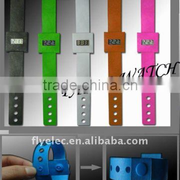 Hot DIY Digital Paper Watch,fancy digital paper watch