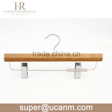 HRB-GT34GN bamboo hanger for pant hanger skirt hanger