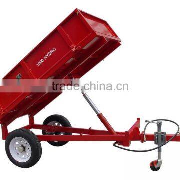 China CE cheap hydraulic mini compact semi camper small farm tractor trailer