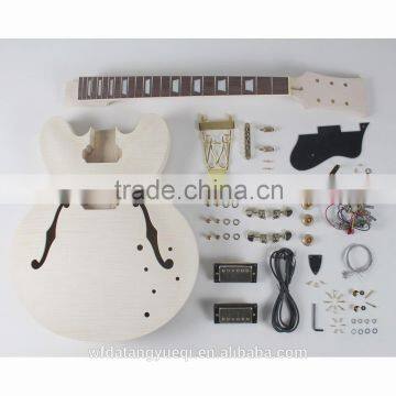 High quality unfinished cheap diy electric guitar kits