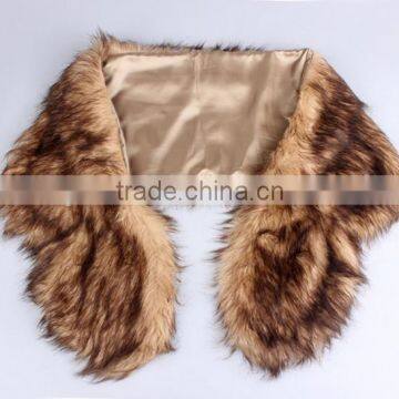 Sya hot sale new deisign fashion ladies faux fur cape