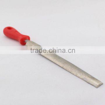 6" inch Diamond Coated HALF ROUND File 150mm Length Grit 120 medium Filing Glass