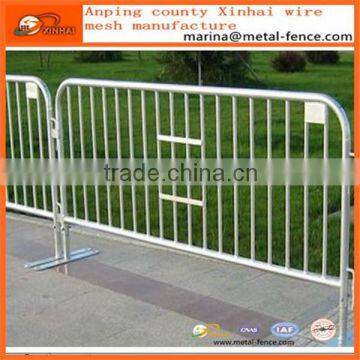 customized metal crowd control barrier, portable barricades, pedestrian barriers