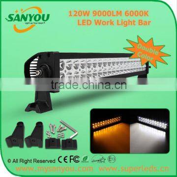 Sanyou 120w 9000lm 6000k Led Car Light bar