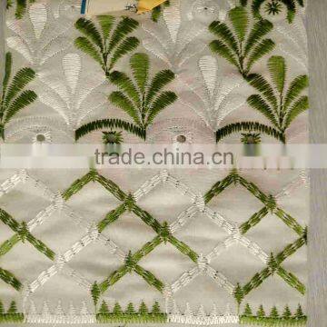 CHINA SUPPLIER T/C HEAVY ALLOVER EMBROIDERY FABRIC