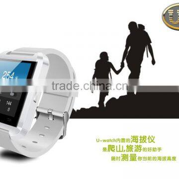 2015 Hot selling Bluetooth smartwatch U8 for smartphone