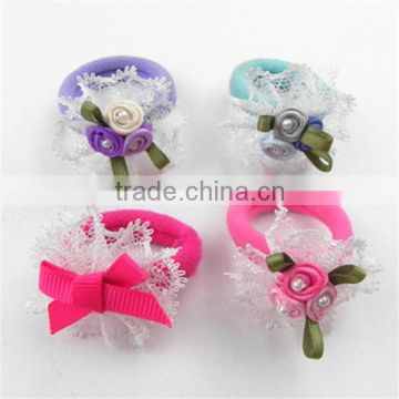 customized shiny hair ties