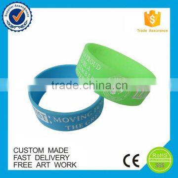 Fashion New Novelty Two Color Thick Silicone Bracelets photo-5