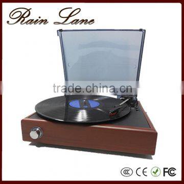 Rain Lane Antique Turntable Convert Lp Record To CD Record Player Wholesale
