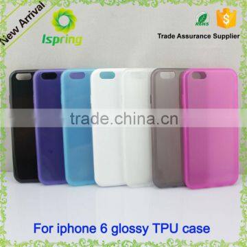 High quality crystal TPU material protective cover case for iPhone