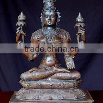 Bronze Seated Laxmi