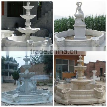 Outdoor Stone Marble Ball Fountain