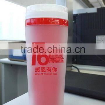 wholesale hot sale double layer vacuum advertisement sales promotion cup