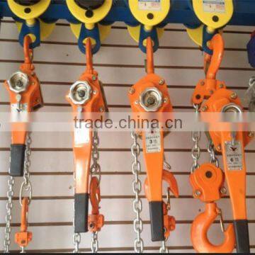 VA lever block with G80 chain 0.5-9ton capacity