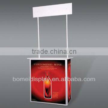 Aluminum easy assembled screen style expo usage folding table