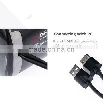 9D Virtual Reality Headset VR Deepoon VR Box Headmounted Display photo-6