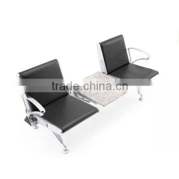 2-seater metal barber waiting chairs for sale