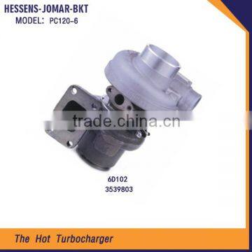 Hot sell PC120-6 excavator turbocharger for Komastu