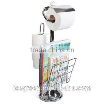 Toilet Paper Stand With Magazine Rack photo-2