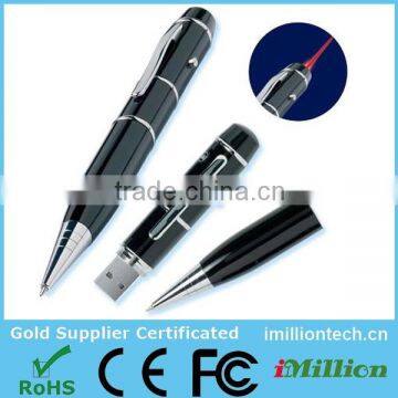 Laser Pointer LED Light Pen Shaped Custom Promotional 256mb usb stick