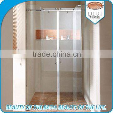 6mm / 8mm tempered glass straight shower enclosure for hotel or home