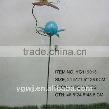 Metal solar stake light Butterfly for garden decorations