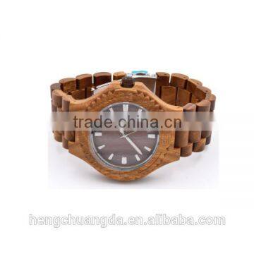 Hot Sale Wrist Watch for Adult Quartz Wood Watch photo-2