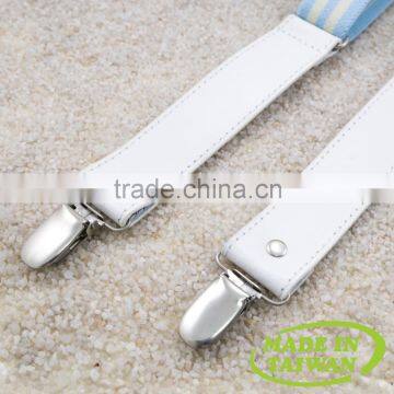 [Taiwan Factory] Colorful Man Leather Suspender Trousers photo-2