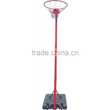 Portable height adjustable basketball stand