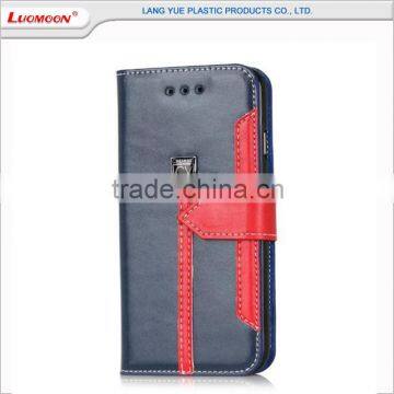 New Design Flip Wallet Crazy Horse Smart Leather Case for Iphone 5 5s 6 6s 7 Plus photo-3