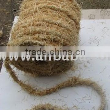 Wood wool rope twisting machine